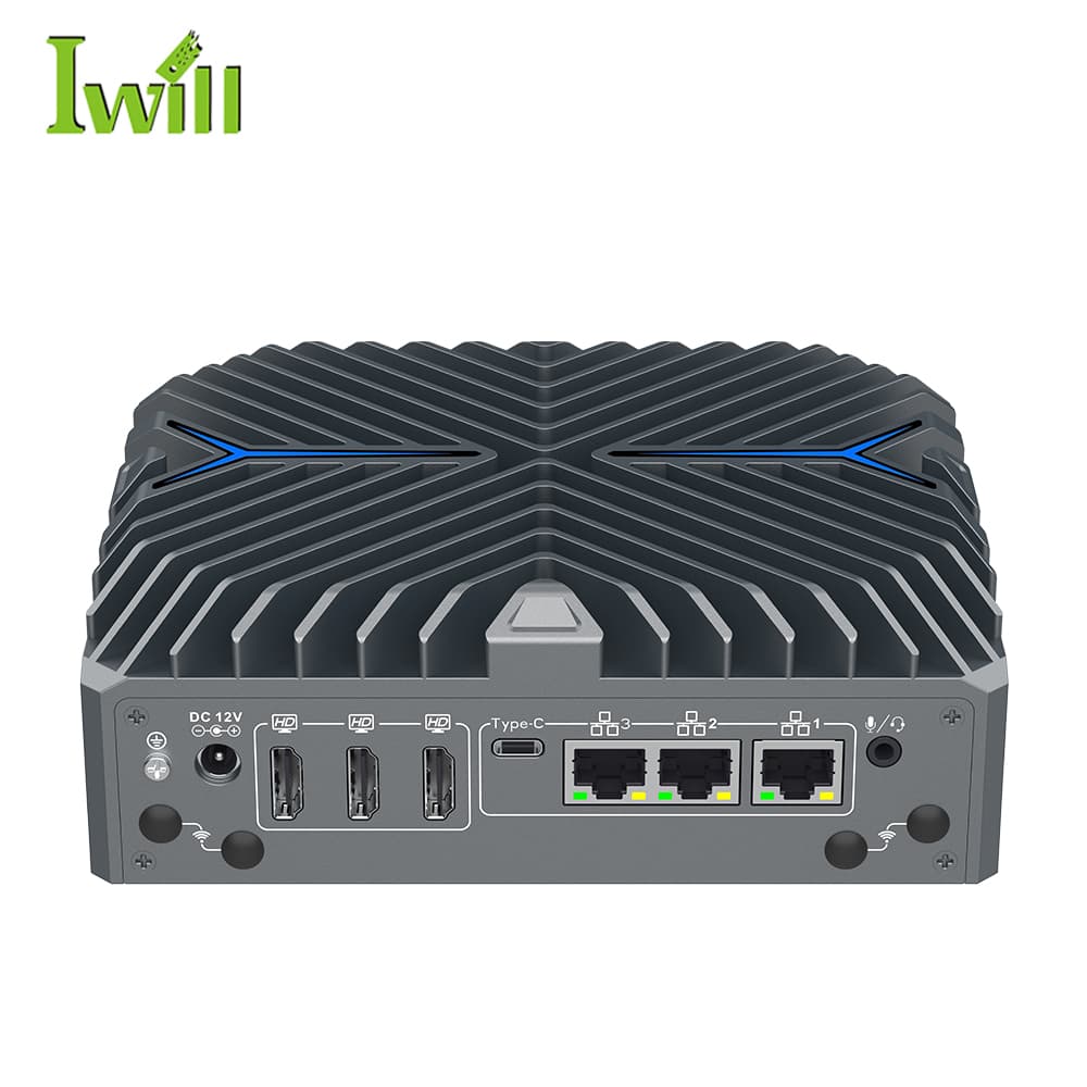 Nano-N3422 - Wydajny mini PC z Intel Core Ultra 5/7 i 3x 2.5G LAN, DDR5 | IWILL Polska